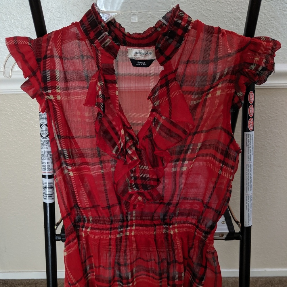 Junior's Blouse with Jewel Buttons